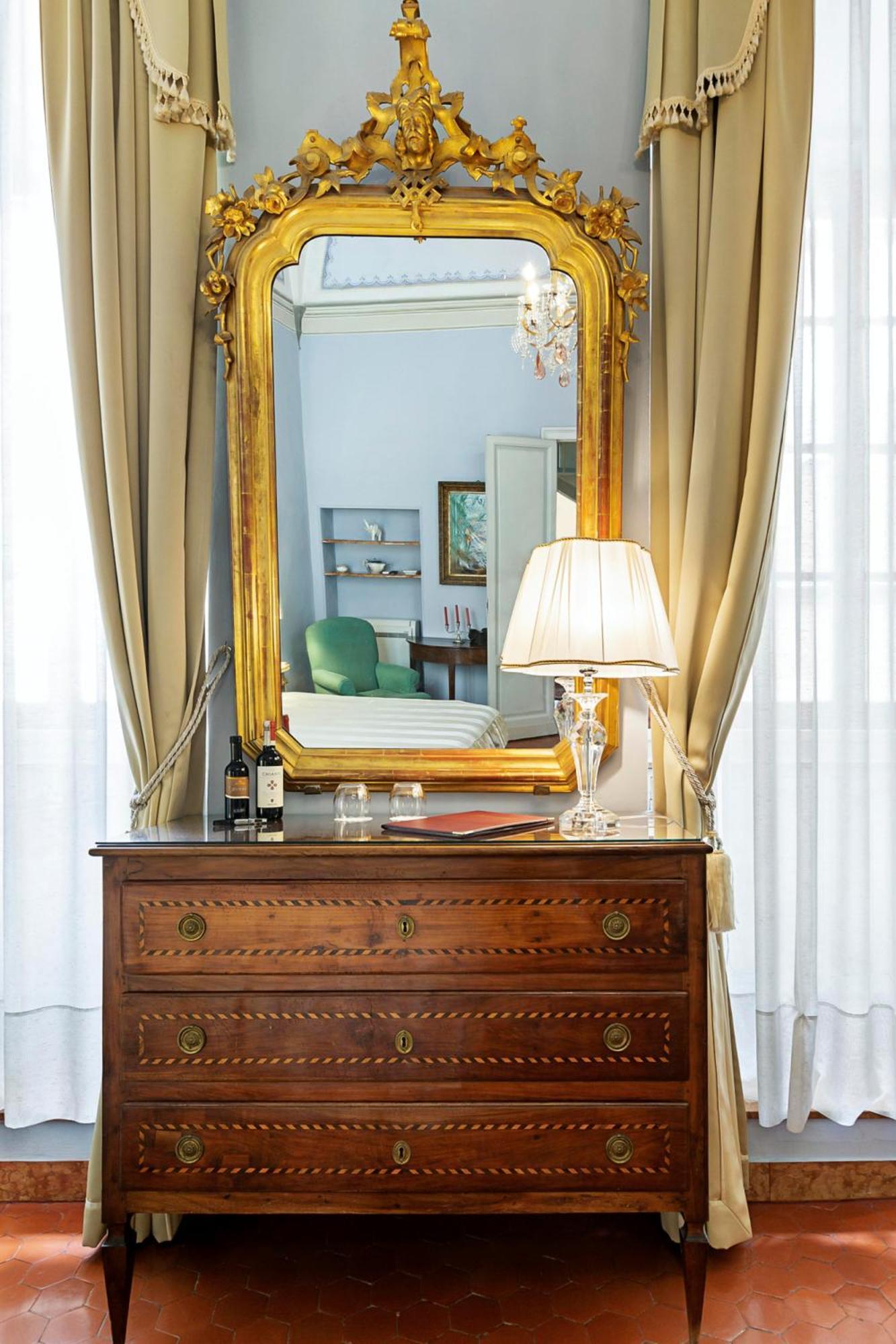 לינה וארוחת בוקר סיינה Residenza D'Epoca Palazzo Borghesi חדר תמונה